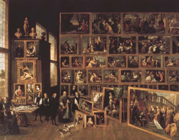 David Teniers Archduke Leopold Wilhelm's Gallery at Brussels (mk45) Norge oil painting art